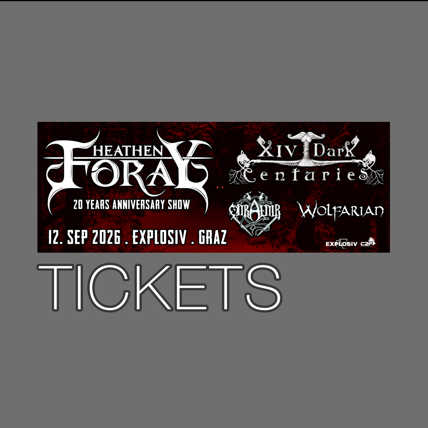 Heathen Foray + XIV Dark Centuries + Odraedir + Wolfarian